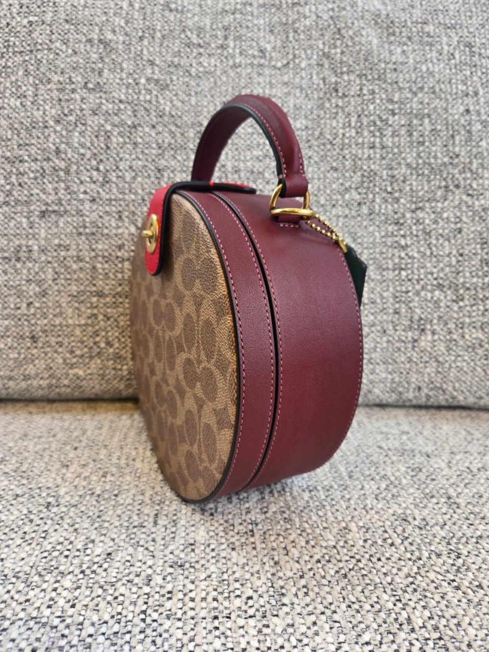 Coach Lunar New Year Circle Bag in Signature Canvas - Picture 11 of 16